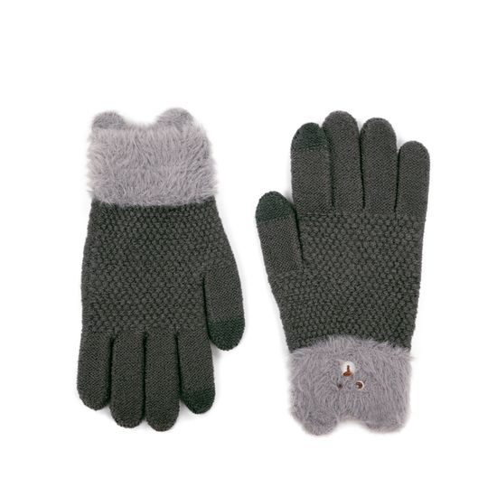 Rukavice Lilly - tmavošedá