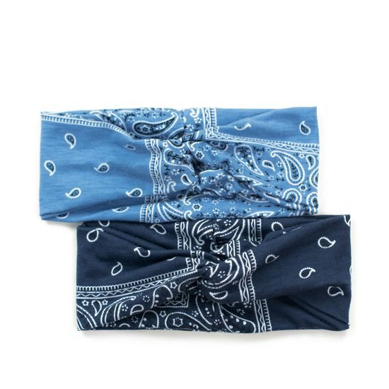 Bandana šátek světle modrá