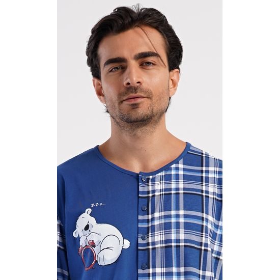 Pánský overal Méďa Ospalec - tmavě modrá