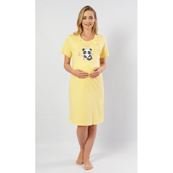 Dámská noční košile mateřská My love - světle šedá