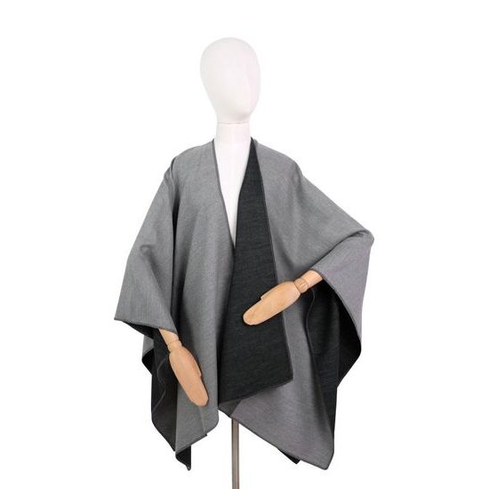 Pončo Eris - tmavošedá