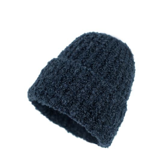 Dámská čepice melanž modrá
