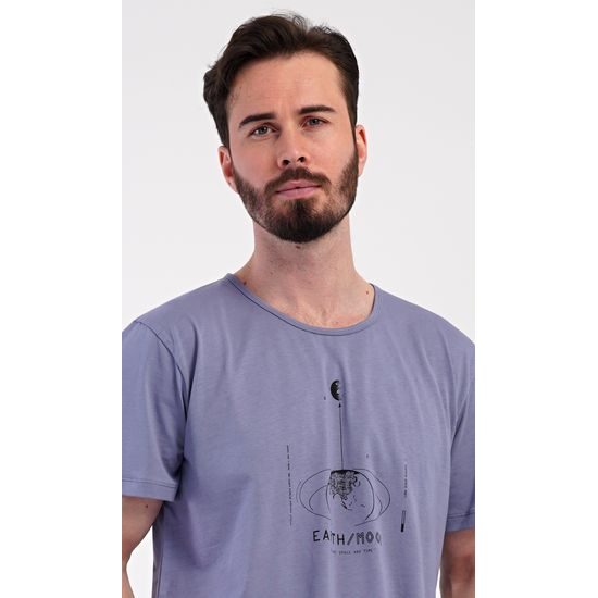 Pánské pyžamo šortky Earth - tmavě šedá