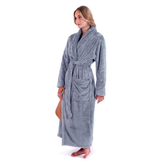 Dámský župan se šálovým límcem LILLY denim