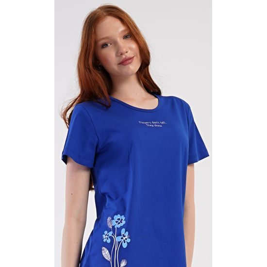 Dámské pyžamo kapri Julie - modrá