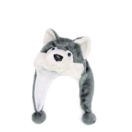 Ušanka pejsek šedá