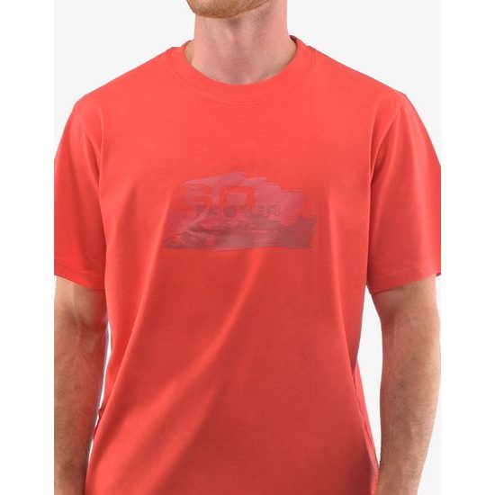 Pánské pyžamo krátké 79128P - červená černá