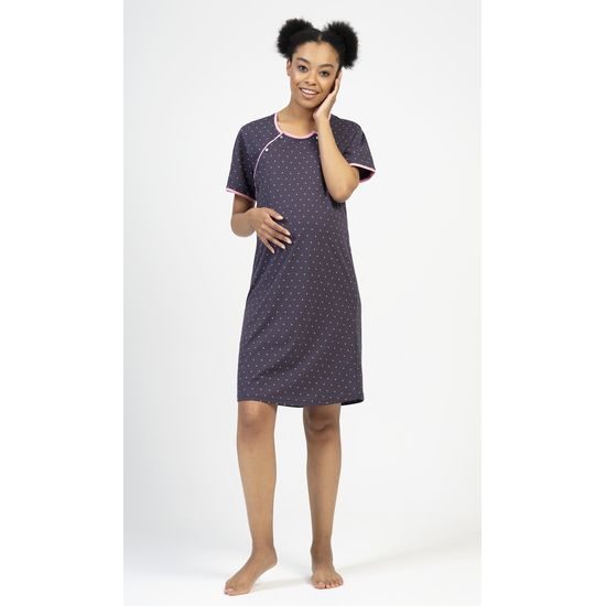 Dámská noční košile mateřská Martina - růžová