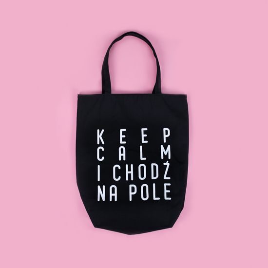 XXL Taška Keep calm černá