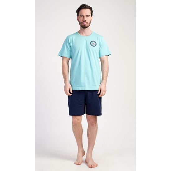 Pánské pyžamo šortky Sea - šedá