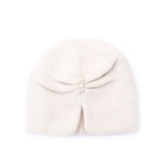 Zimní elegantní čepice šedá