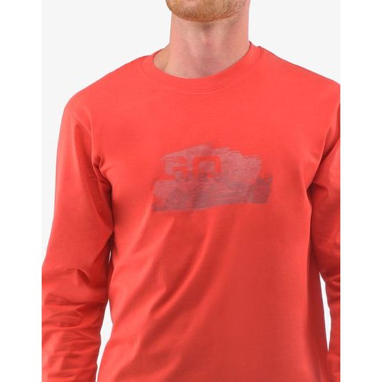 Pánské pyžamo dlouhé 79127P - červená černá