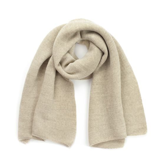 Klasická zimní šála světlorůžová