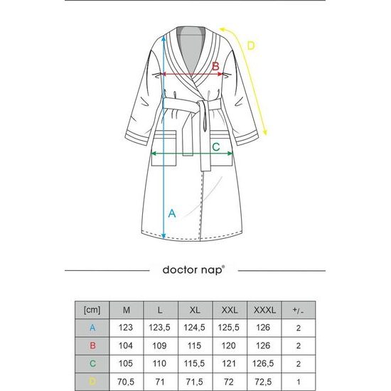 Dámský župan 1078 grey