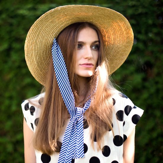 Dámský letní retro klobouk