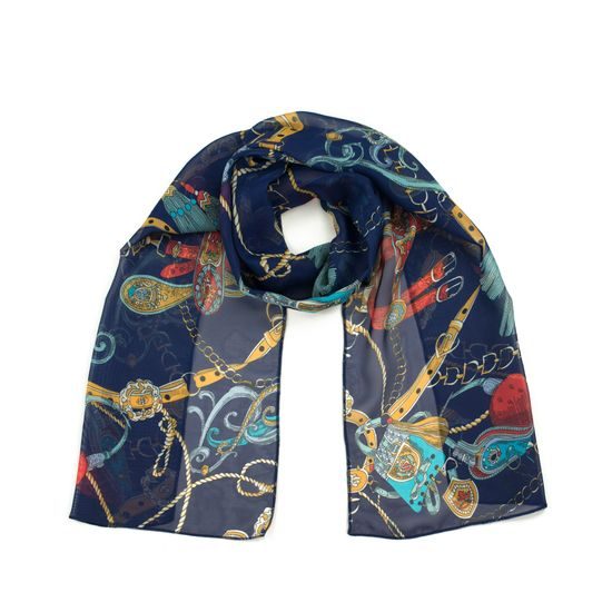 Jemná šála se zvířecím potiskem