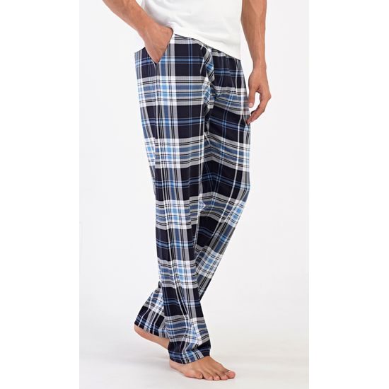 Pánské pyžamové kalhoty Bruno - modrá