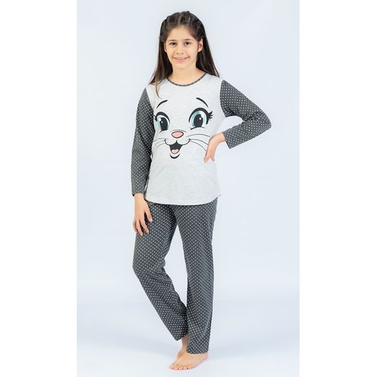 Dětské pyžamo dlouhé Malý miláček - lososová