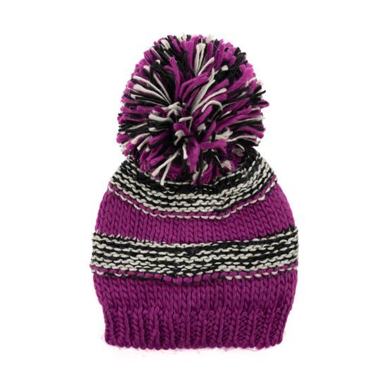 Zimní čepice - burgundská