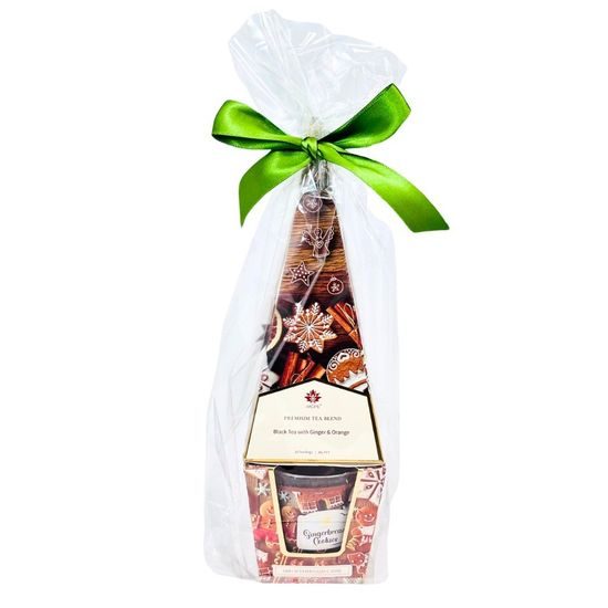 Vánoční dárkový set - čaj a svíčka Perníčky