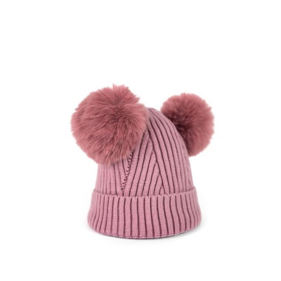Čepice, palčáky - růžová
