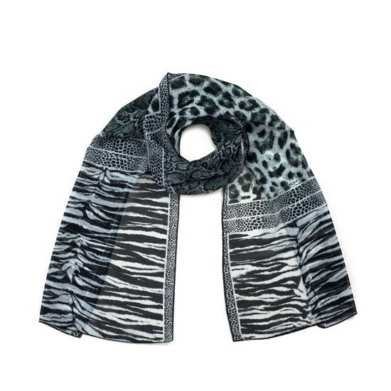 Jemná šála se zvířecím potiskem