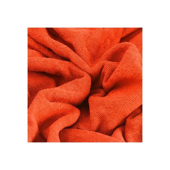 Dámský 3/4 župan s kapucí a dlouhým rukávem BARI Cherry tomato