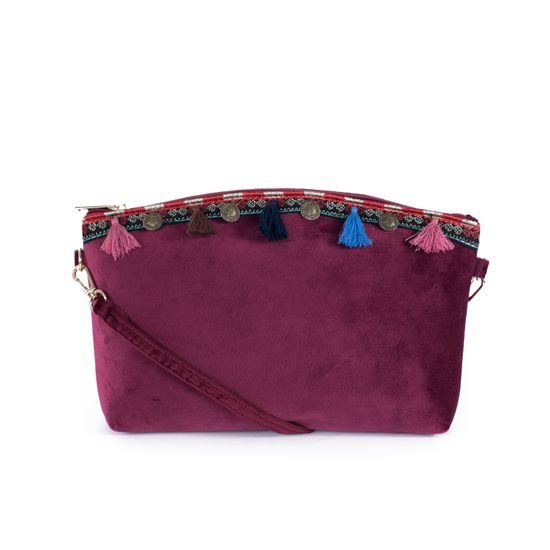 Boho taštička zelená