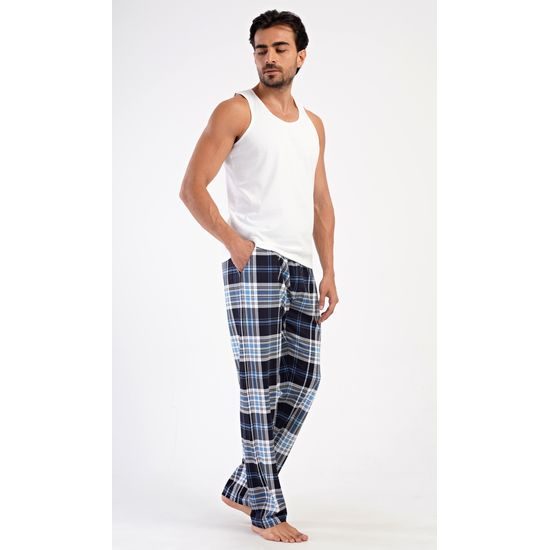 Pánské pyžamové kalhoty Bruno - modrá