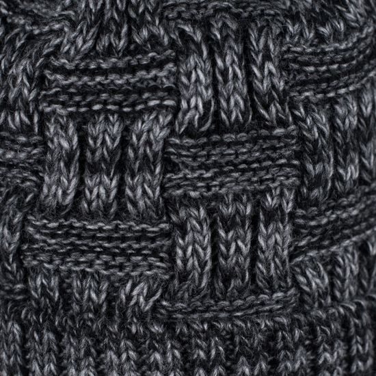 Sada kruhové šály a čepice antracit