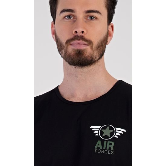 Pánské pyžamo šortky Air - černá