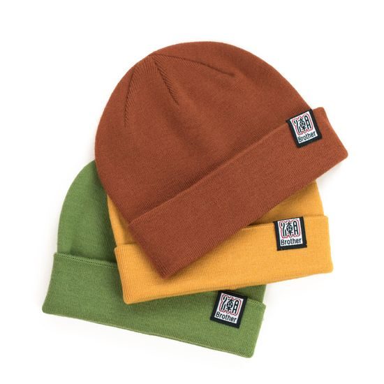 Čepice beanie dvojitá modrá
