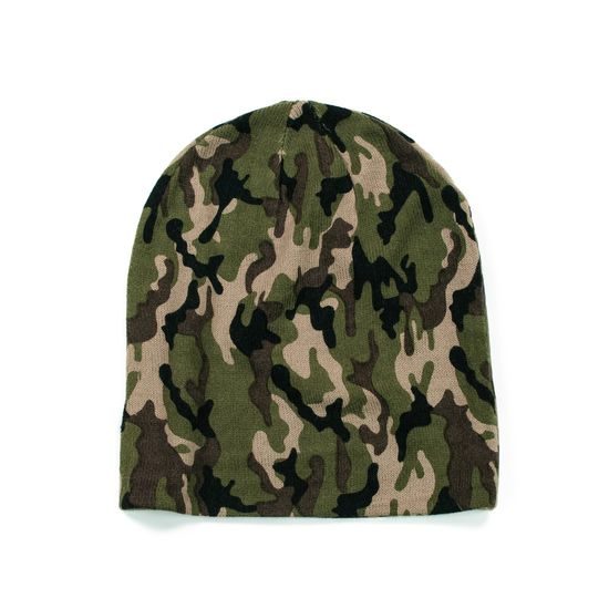 Stylová čepice - khaki