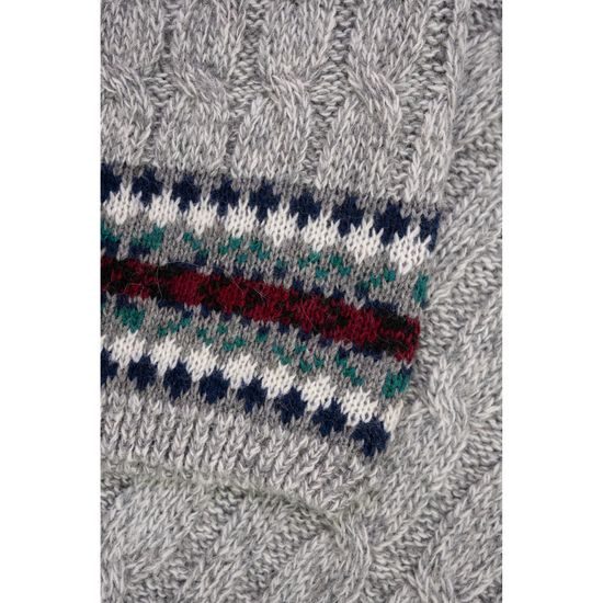 Čepice, šála - světlešedá