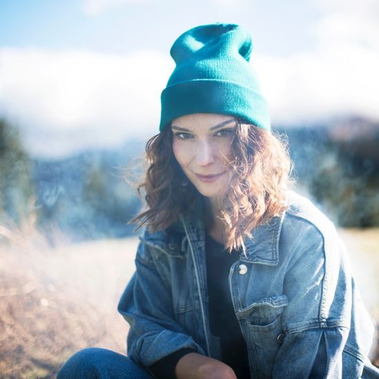 Zimní čepice unisex červená