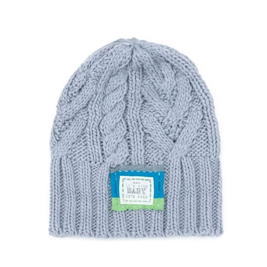 Čepice beanie Luz blues světle modrá