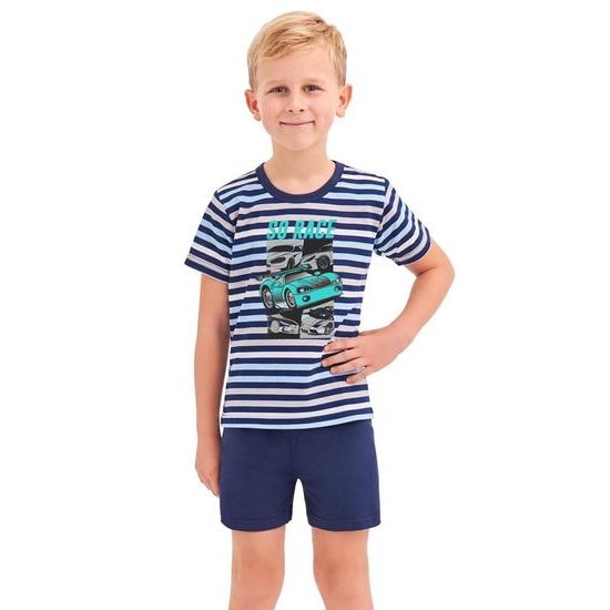 Chlapecké pyžamo Max modré proužky