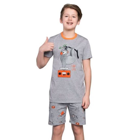 Chlapecké pyžamo Bafi šedé