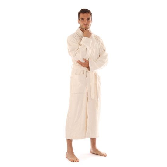 Unisex župan Austin bambusový krémová