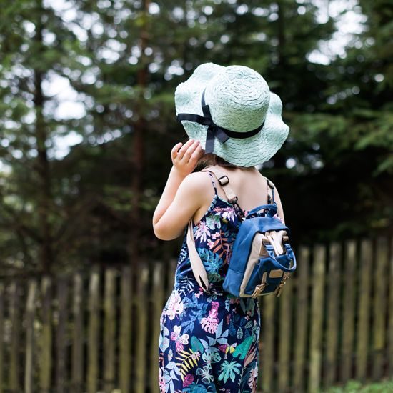 Dětský batoh v pastelových barvách modrý