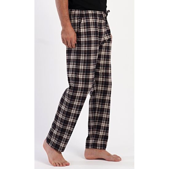 Pánské pyžamové kalhoty Armando - hnědá