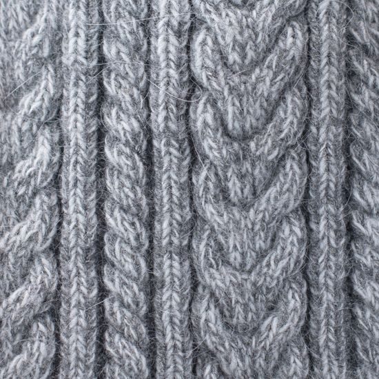 Čepice Angora vzor cop