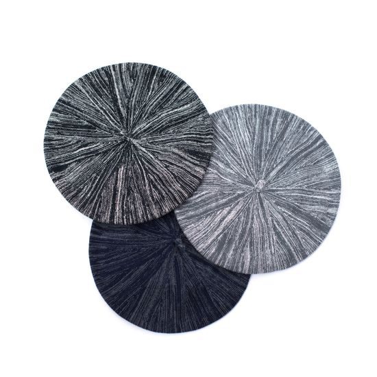 Baret s proužky modrý