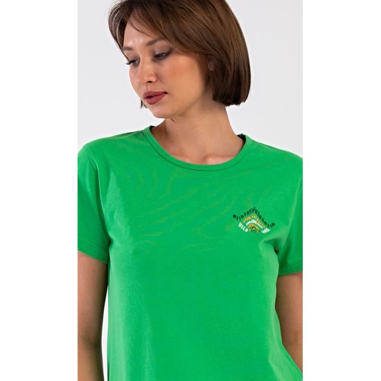 Dámske pyžamo kapri Janette - zelená