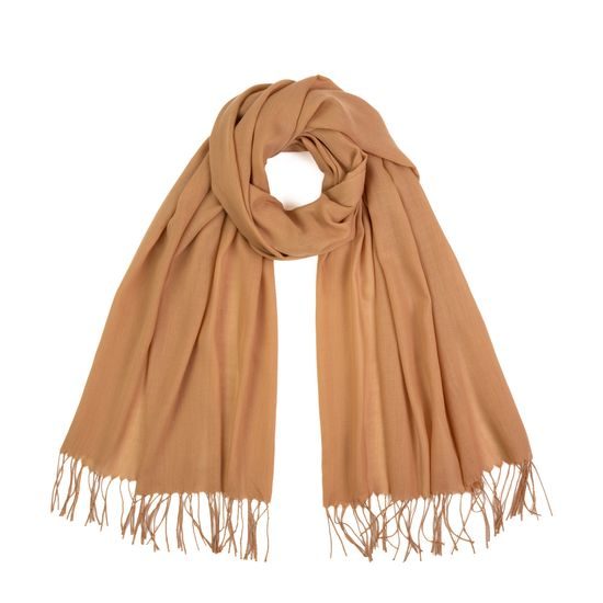 Šál Samadi - tmavobéžová