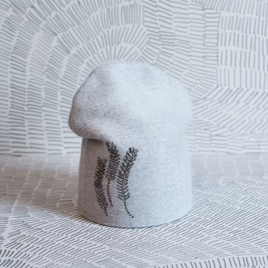 Čepice Elegant bílá