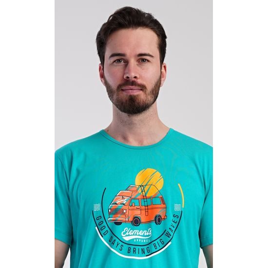 Pánské pyžamo šortky Adventure - zelená