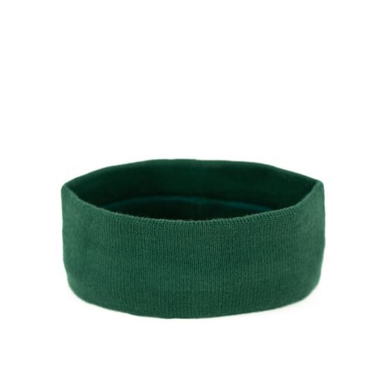 Měkká slušivá čelenka tmavě červená