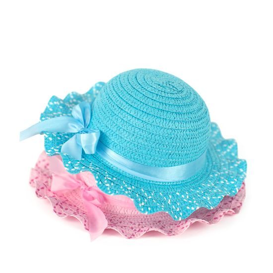 Roztomilý klobouk se stuhou - růžový