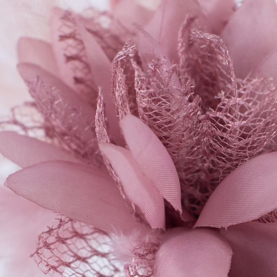 Fascinátor Andrea - šedý